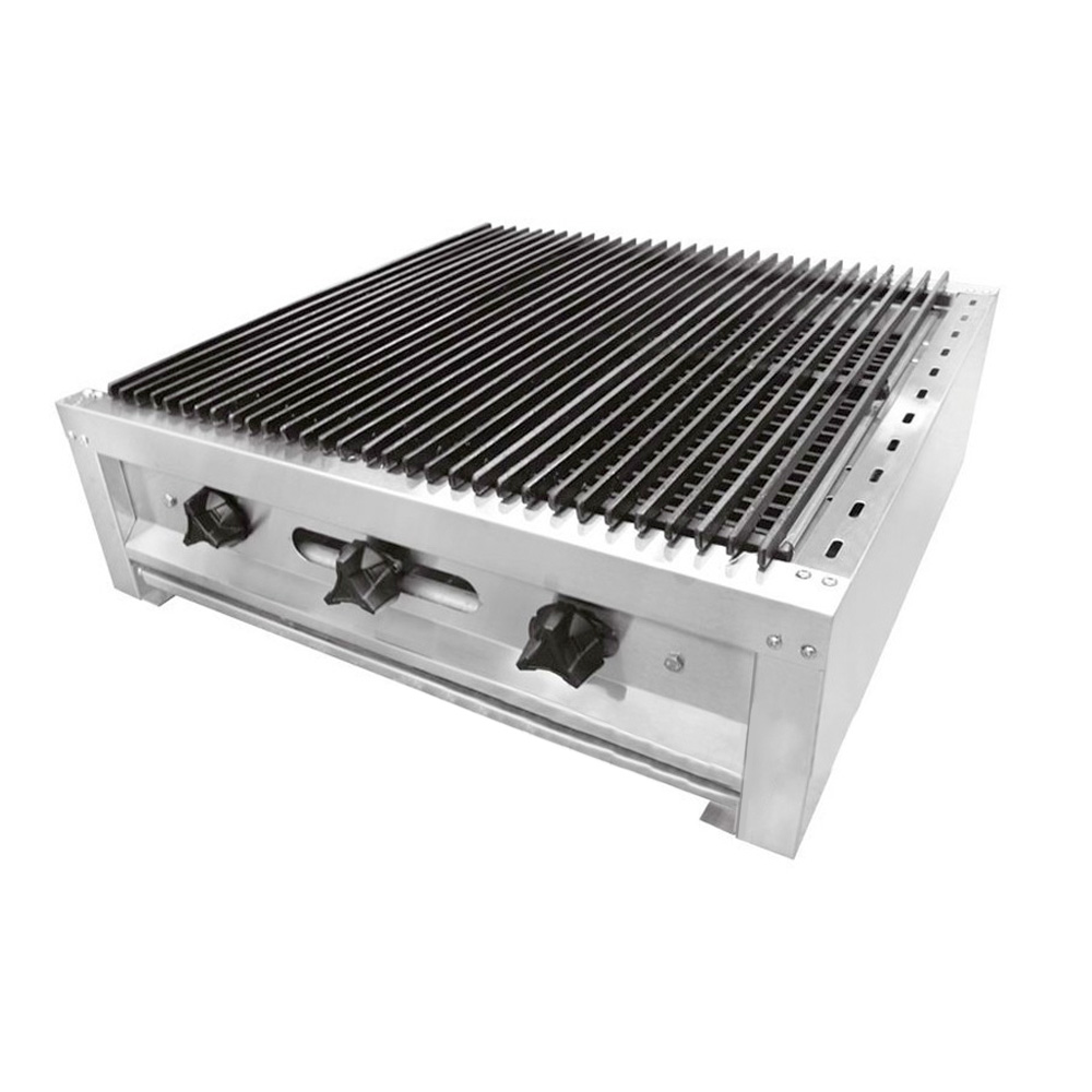 Asador Inox Tama  DAN-1614/06 + Base