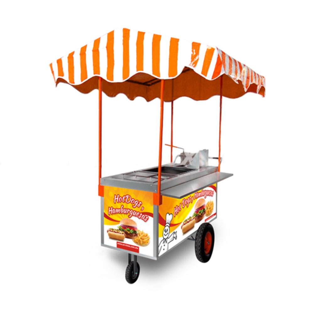 Carrito Para Hot Dogs Y Hamburguesas Mod CH 170