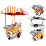 Carrito para Hot Dogs y Hamburguesas Mod CH 100