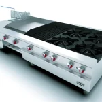 Estufa de Mesa Drago UNIVERSAL UDM 4 Quemadores, Plancha, Asador, Gratinador y Freidora