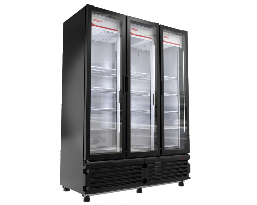 Refrigerador Torrey TVC42-3P 3 Puerta De Cristal